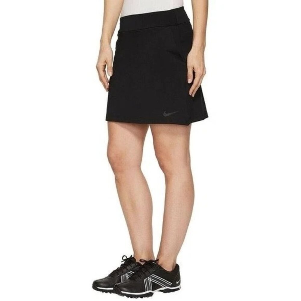 Nike Black 884912-010 Dri-Fit 16" Golf Skort Skirt A-Line Side‎ Pocket Size XS